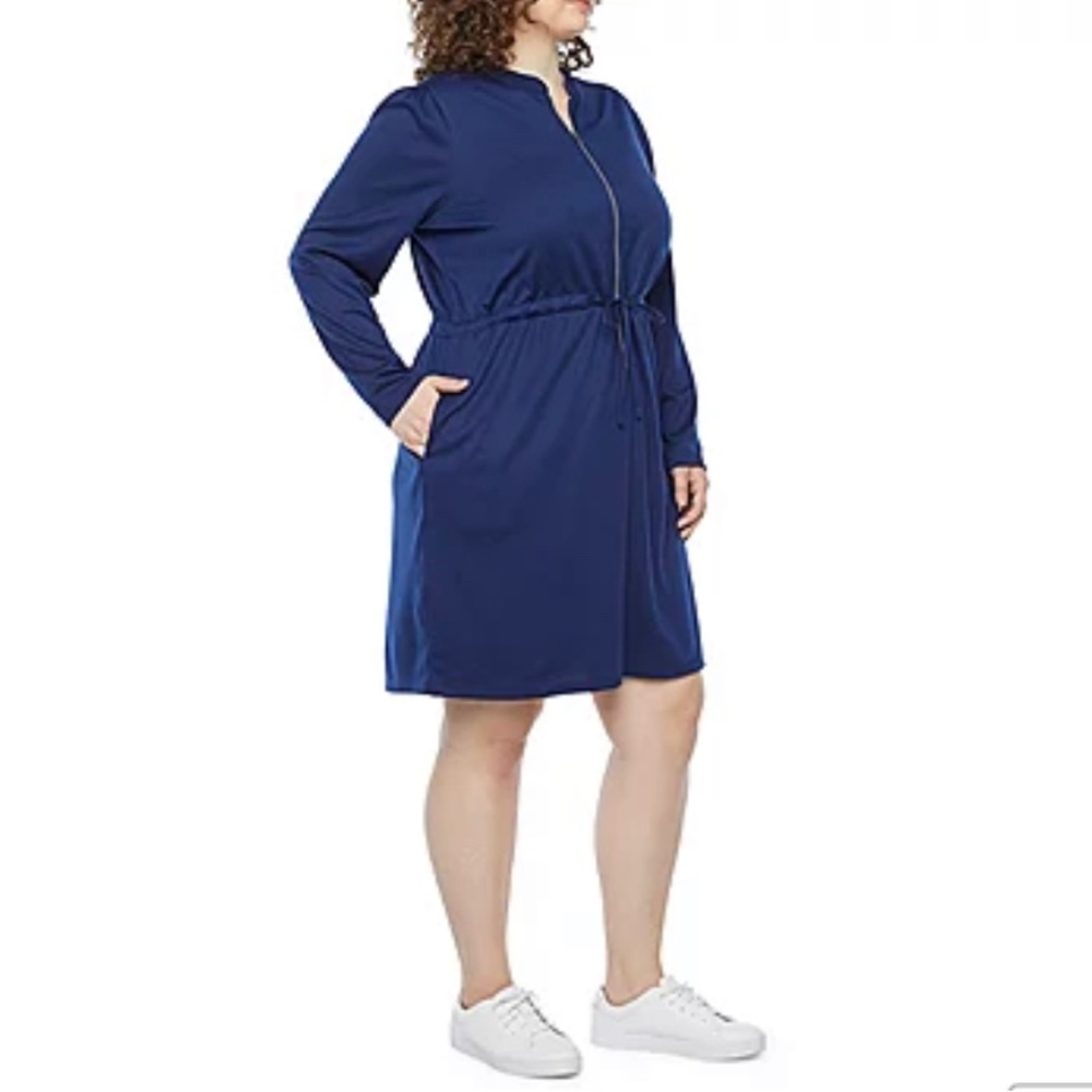 Liz Claiborne Long Sleeve A-Line Dress